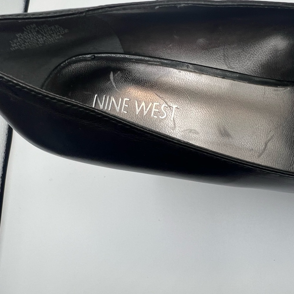 🖤 Nine West Classic Black 4” Platform Heels - Picture 12 of 13
